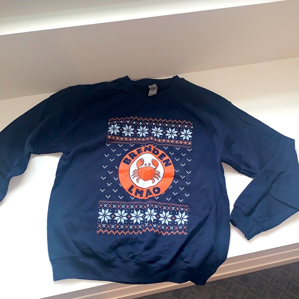 brand-new YouTuber merchandise Christmas sweater